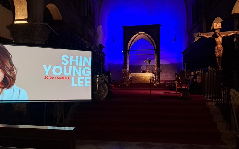Gallery image for SHIN-YOUNG LEE DELIGHTS THE AUDIENCE WITH A SOLO RECITAL AT ST. ANASTASIA’S CATHEDRAL IN ZADAR