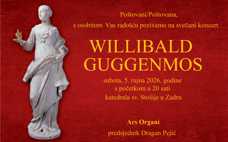 Gallery image for WILLIBALD GUGGENMOS: VIRTUOSITY AND IMPROVISATION BENEATH THE VAULTS OF ST ANASTASIA’S CATHEDRAL