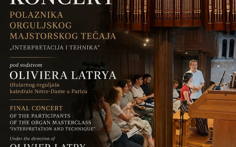 Gallery image for OLIVIER LATRY – MASTERCLASS “INTERPRETATION AND TECHNIQUE” IN ZADAR