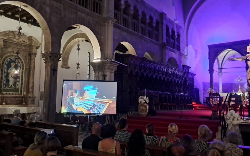 Gallery image for SHIN-YOUNG LEE DELIGHTS THE AUDIENCE WITH A SOLO RECITAL AT ST. ANASTASIA’S CATHEDRAL IN ZADAR