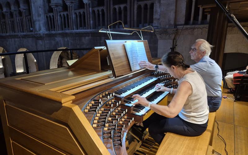 Gallery image for Sophie-Véronique Cauchefer-Choplin: Organist of the Great Organ of Saint-Sulpice Church in Paris Performed at St. Anastasia's Cathedral