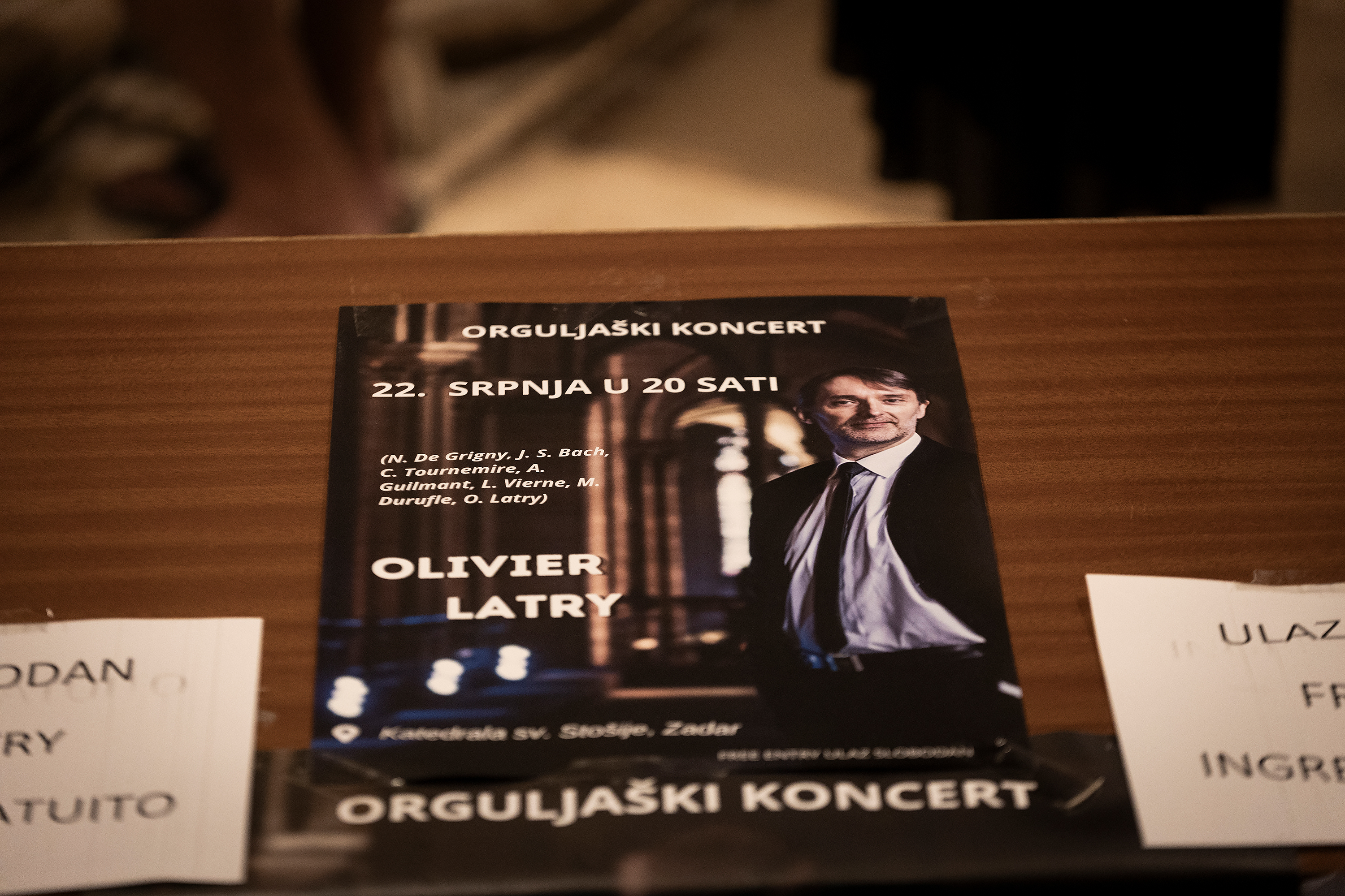 Gallery image for OLIVIER LATRY - SOLISTIČKI KONCERT U KATEDRALI SV. STOŠIJE 22. 7. 2025.